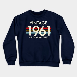 Vintage 1961 All Original Parts Crewneck Sweatshirt